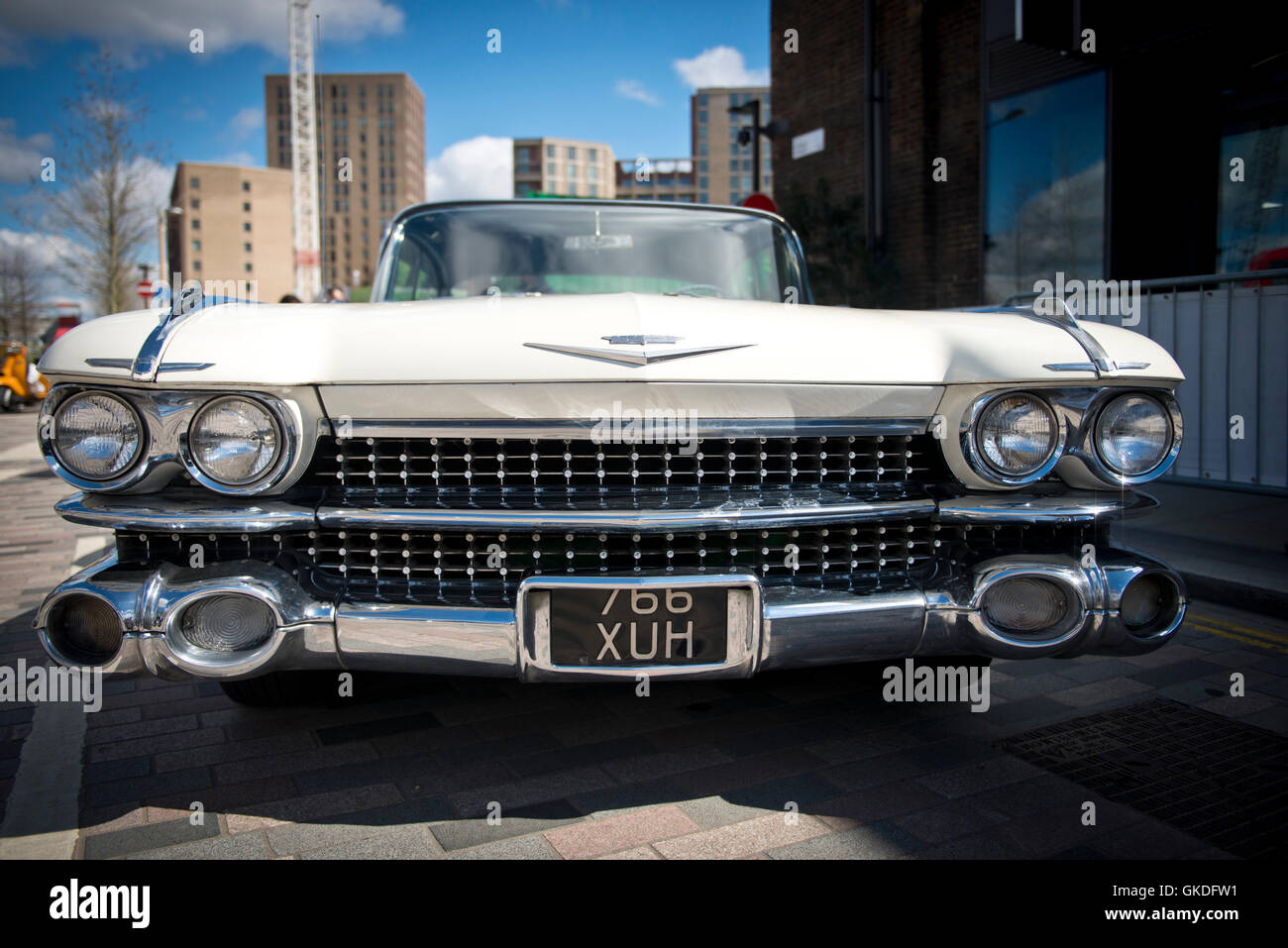 Le Classic Car Boot Sale, Kings Cross, Londres 17/04/2016 Banque D'Images