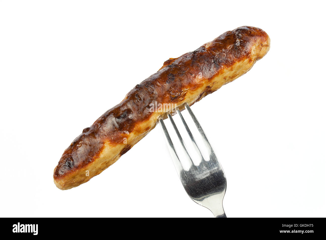 Grill barbecue saucisse Banque D'Images