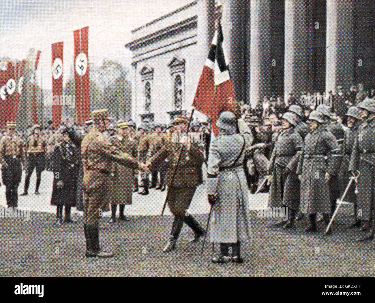 Freikorpsfahnen et S.A. Banque D'Images