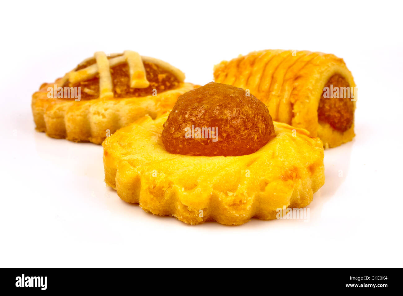 Tartelettes ananas Banque D'Images
