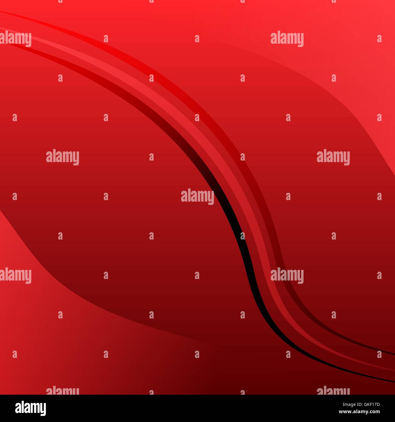 Courbe rouge Banque d'images vectorielles - Alamy