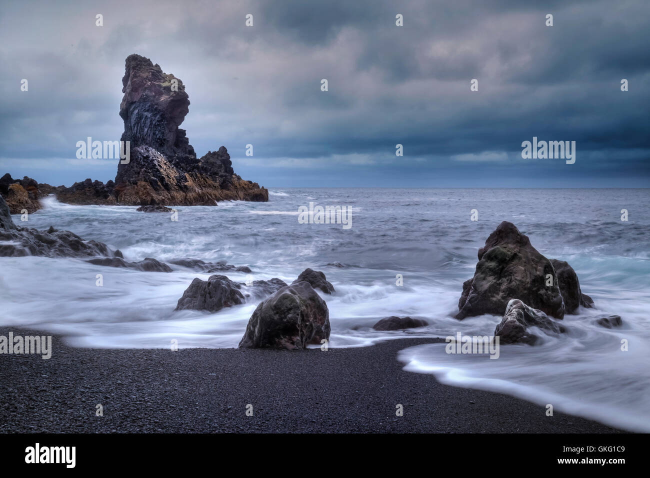 Djupalonssandur Beach, l'Islande, de Snæfellsnes Banque D'Images