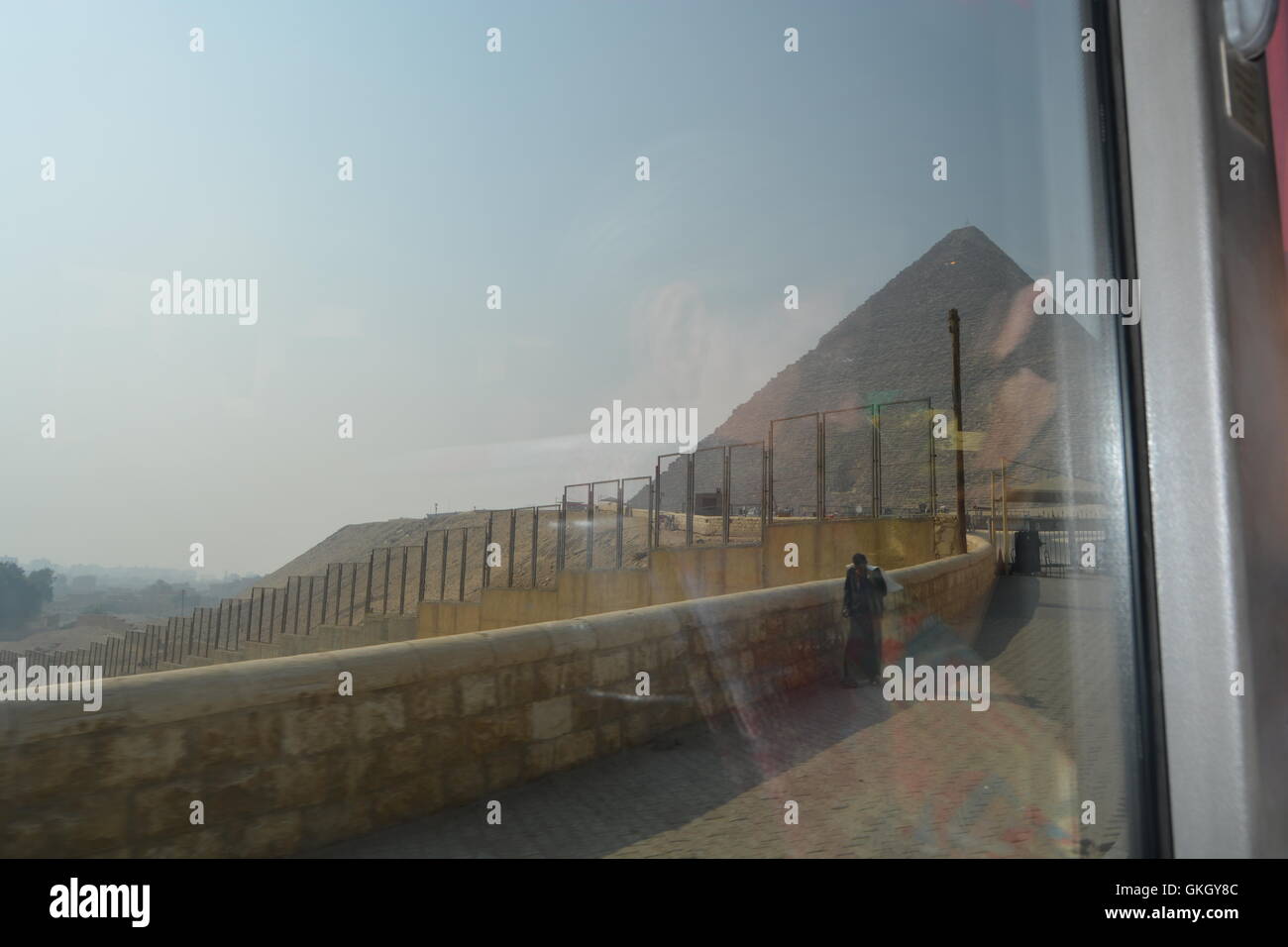 Pyramides de Gizeh Egypte Banque D'Images