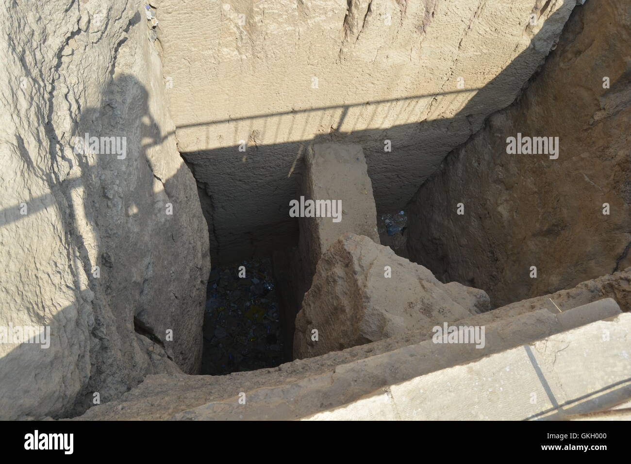 Pyramides de Gizeh Egypte Banque D'Images