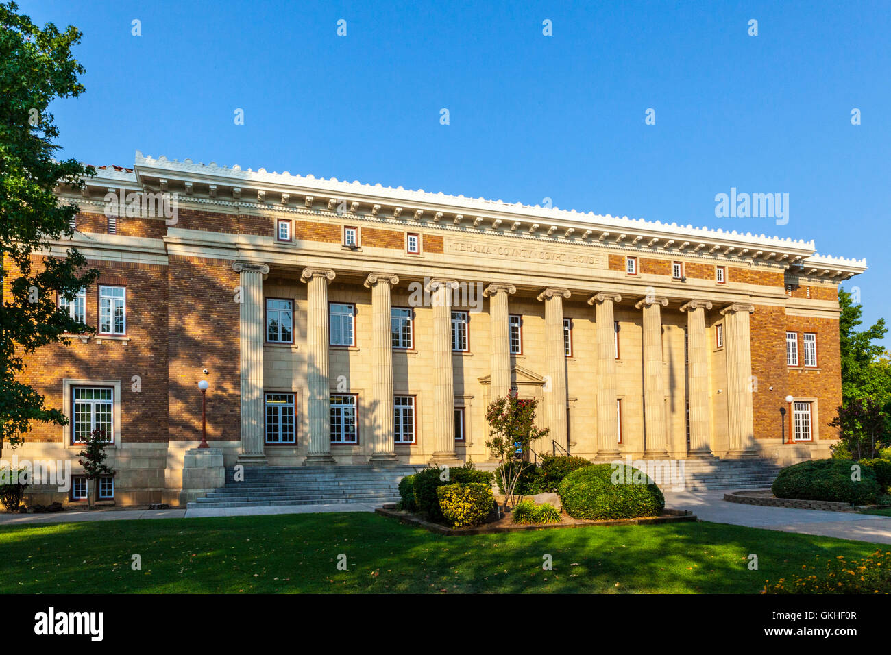 Le palais de justice du comté de Tehama à Red Bluff en Californie Banque D'Images