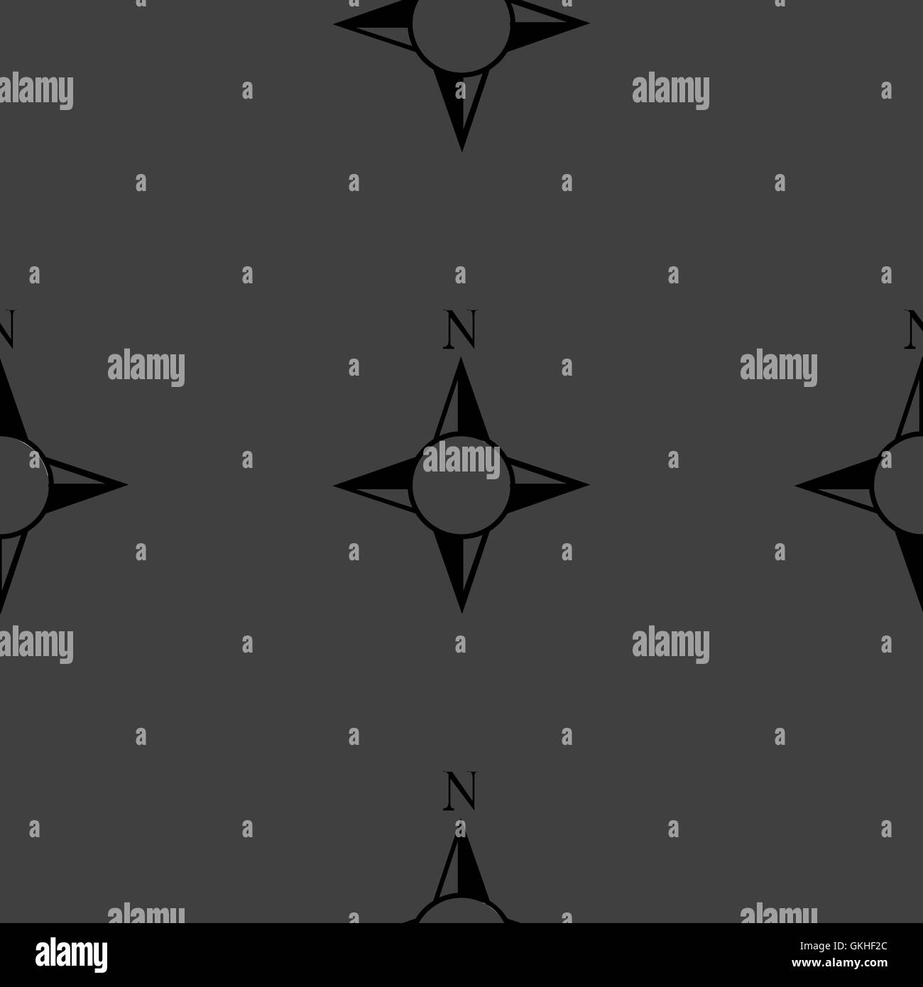 Bout du Monde, boussole icône web design plat. Modèle gris transparent. Illustration de Vecteur