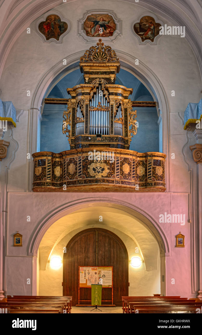 orgue de l’église Banque D'Images