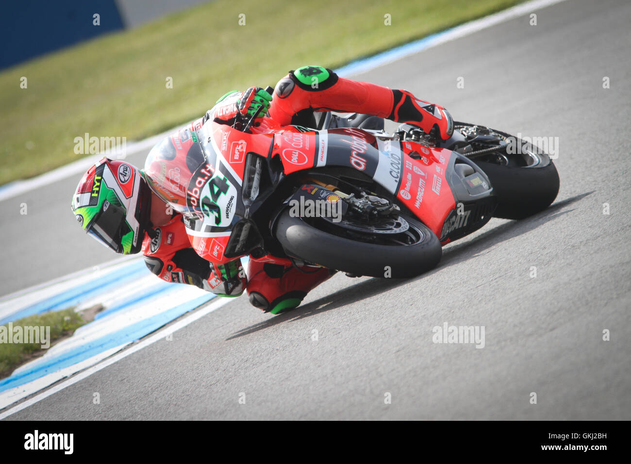 World Superbikes UK Tour 29 mai 2016 Donington Park comprend : Davide Giugliano Où : Castle Donington, Royaume-Uni Quand : 29 mai 2016 Banque D'Images