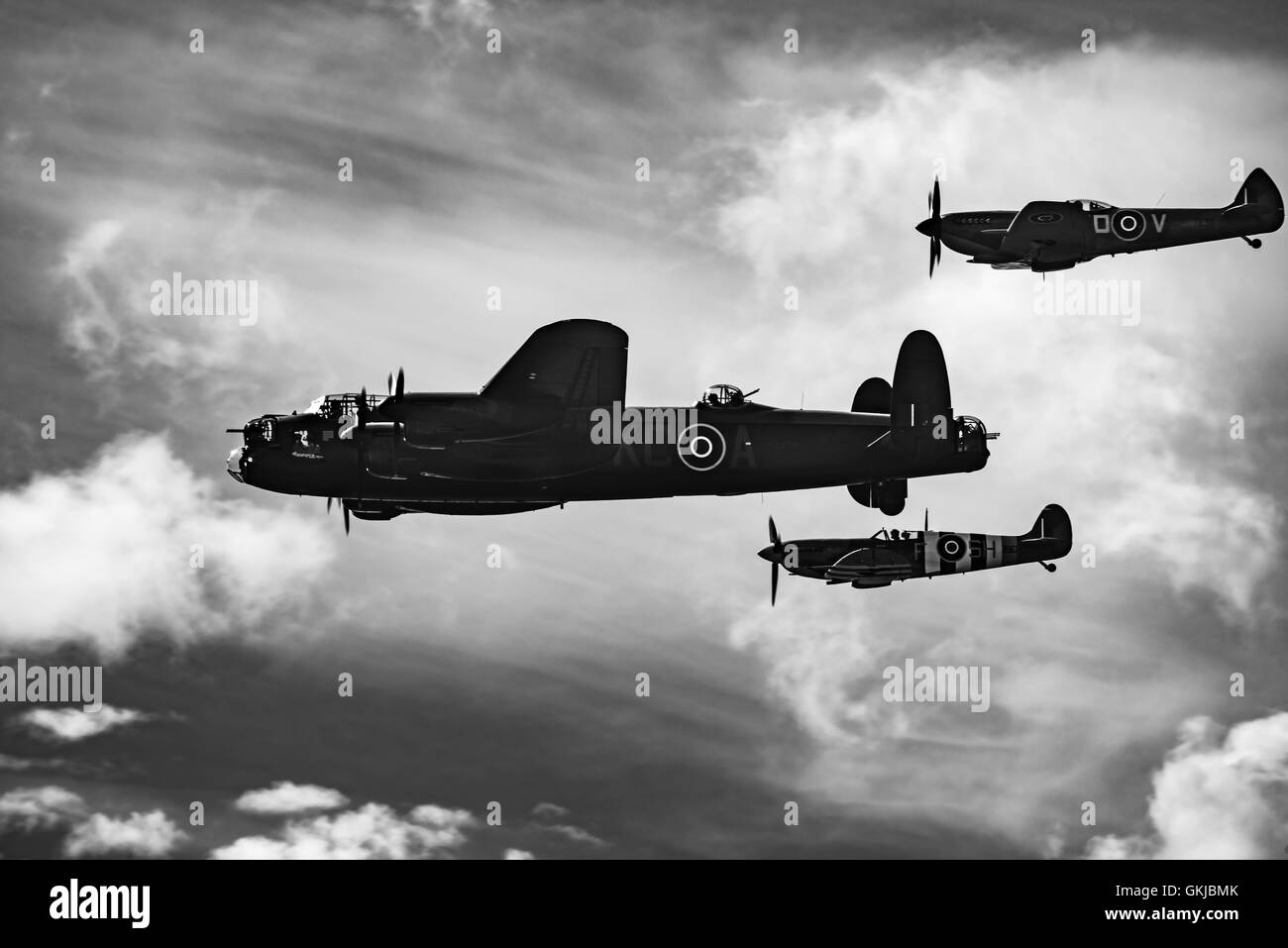 Battle of Britain Memorial Flight Banque D'Images