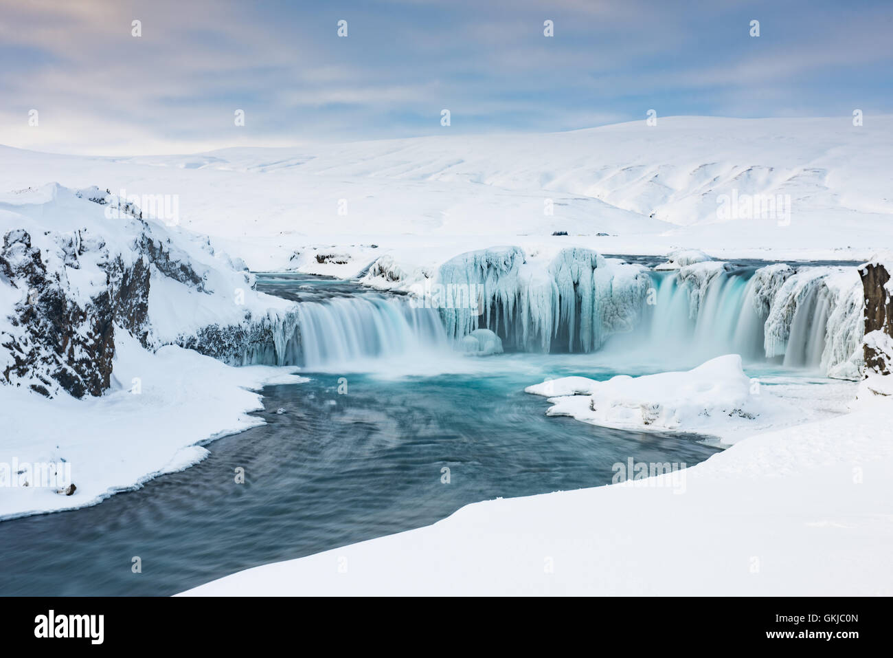 Godafoss, Islande Banque D'Images