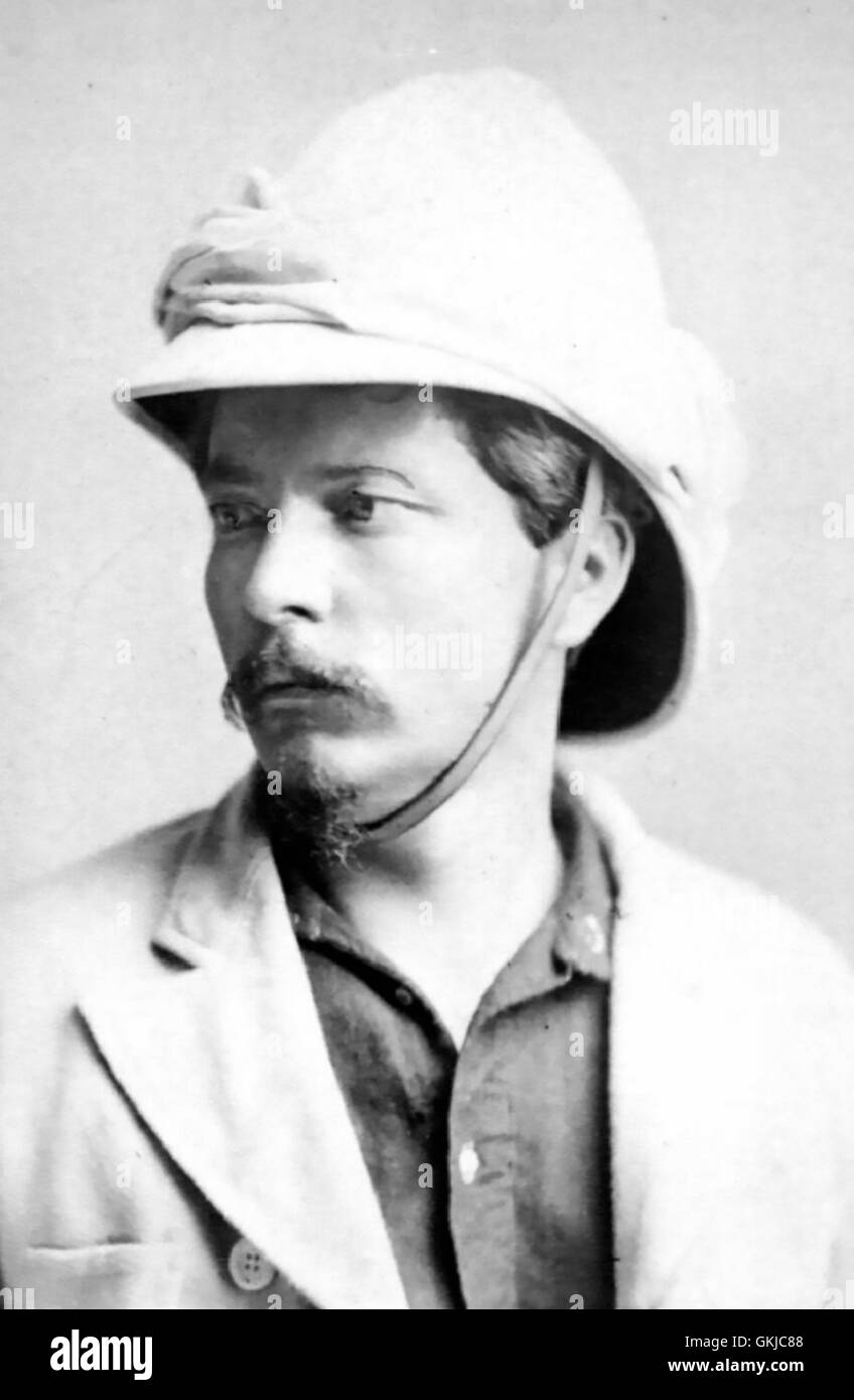 HENRY Morton Stanley (1841-1904) Journaliste et explorateur gallois à partir de son autobiographie publiée en 1872 Banque D'Images