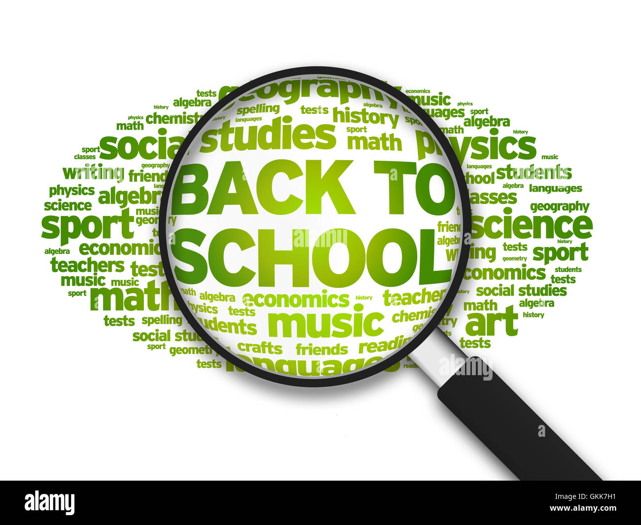 Retour à l’école Banque D'Images