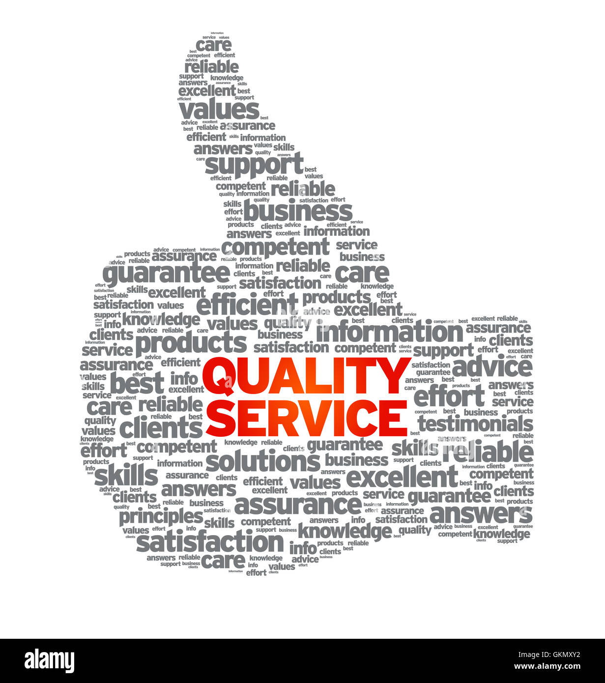 Qualité de service Banque d'images détourées - Alamy