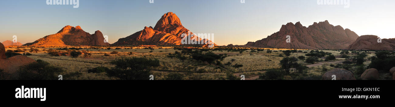 Spitzkoppe panorama Banque D'Images