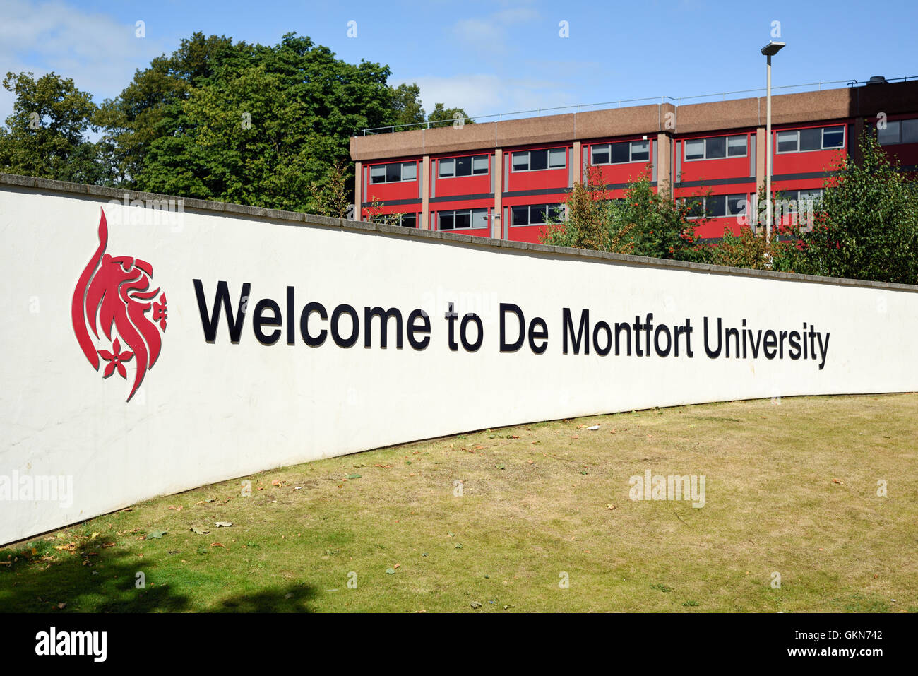 L'Université De Montfort, Leicester, UK. Banque D'Images