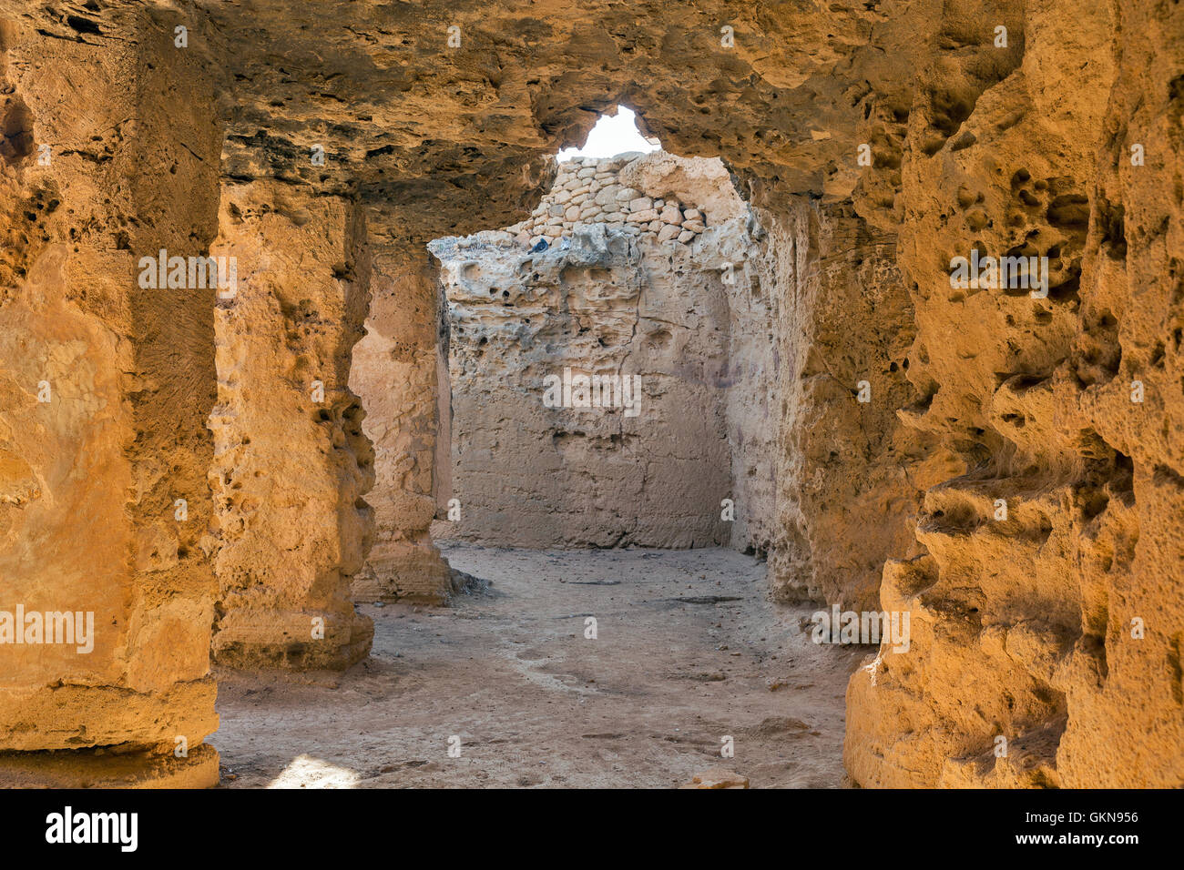 Tombes des rois musée archéologique de Paphos à Chypre Banque D'Images