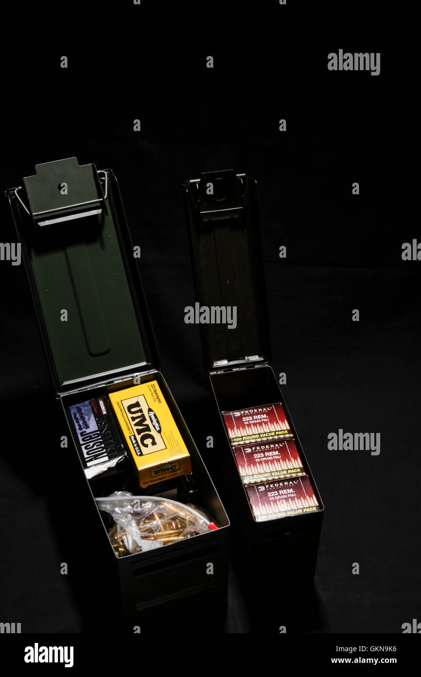 Stash munitions Banque D'Images