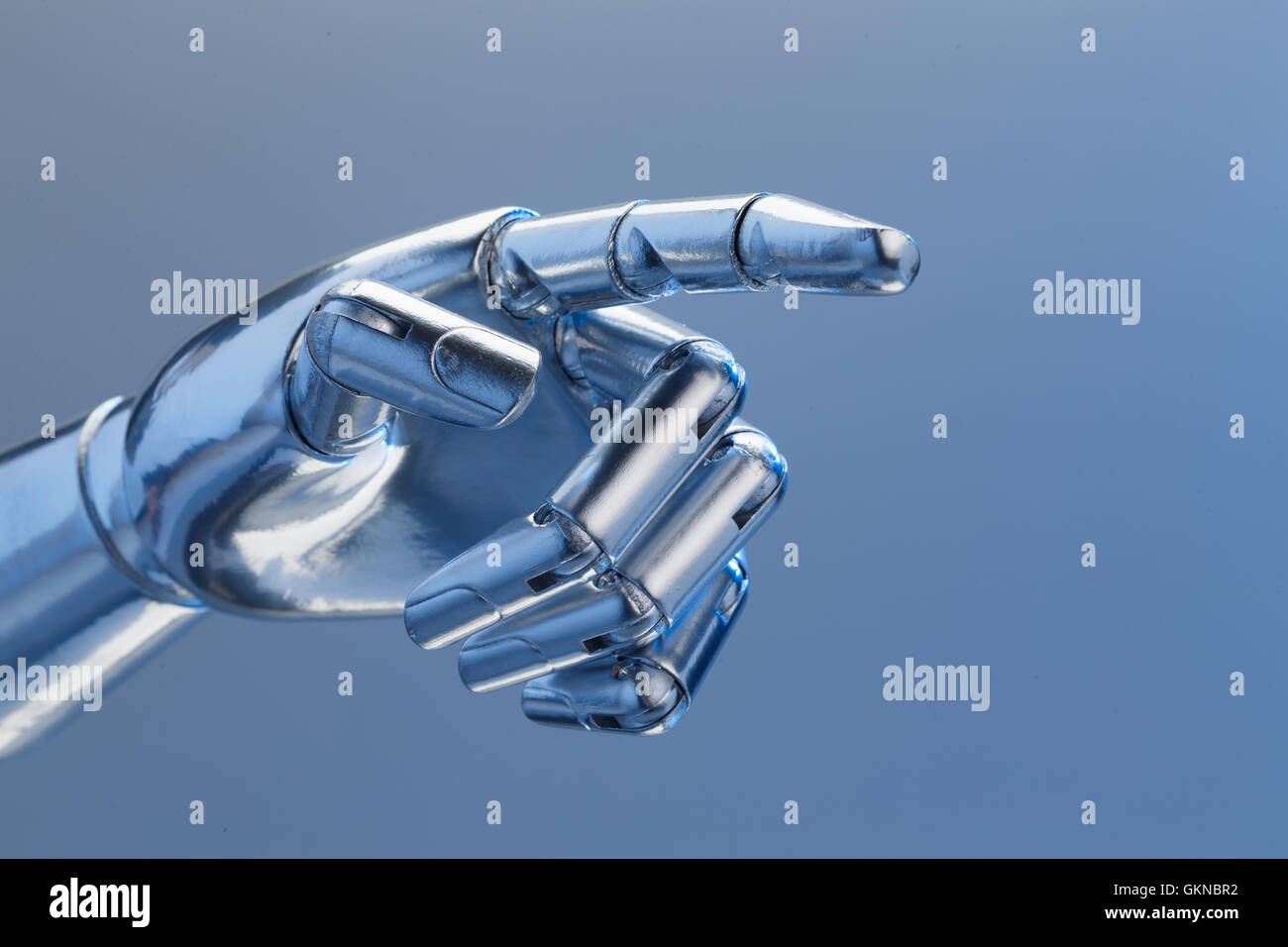 Main de robot Banque D'Images