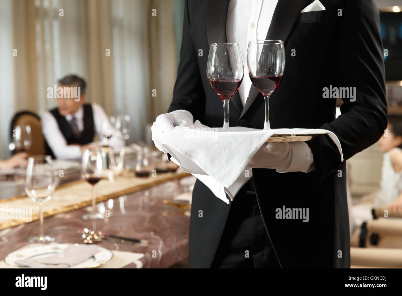 Serveur de banquet Photo Stock - Alamy