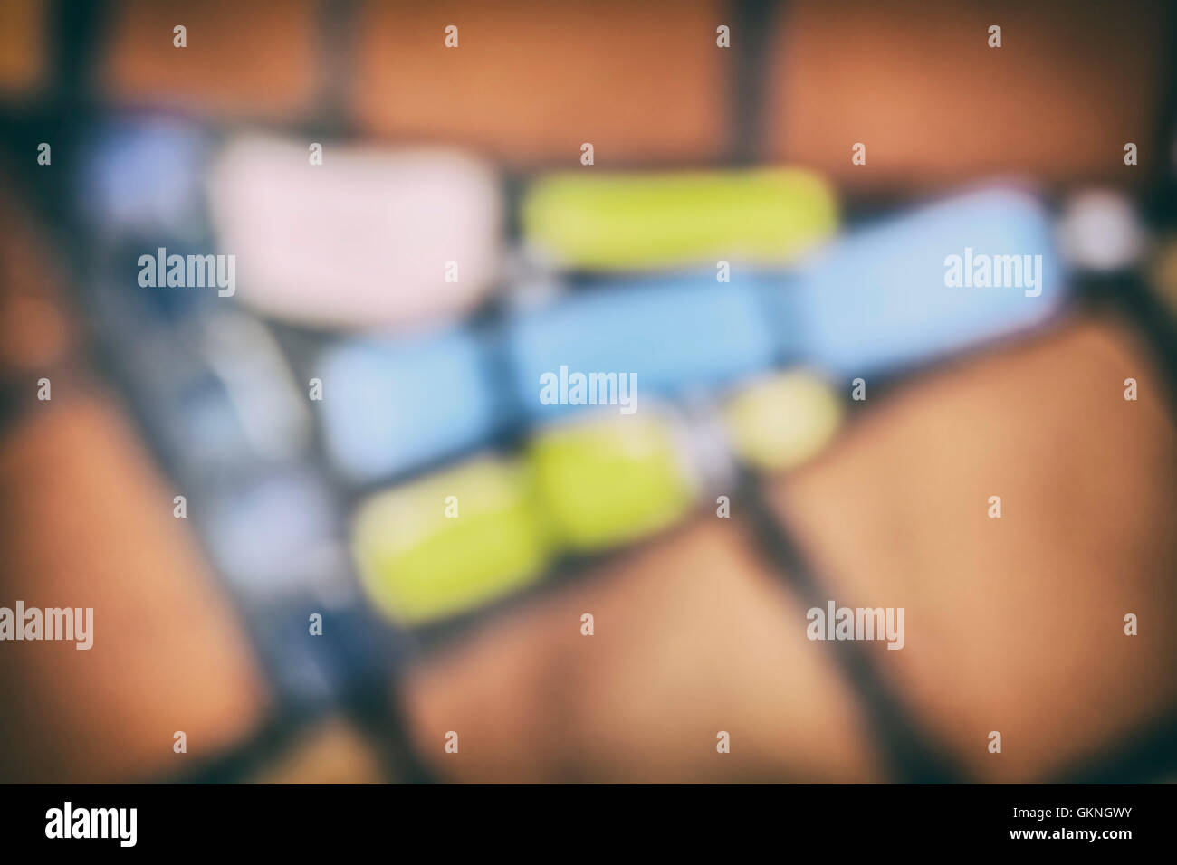 Résumé fond trouble faite de tuiles colorées. Banque D'Images