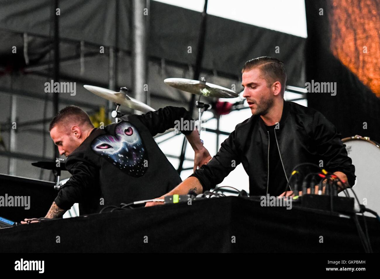 Wantagh, NY, USA. Août 21, 2016. Dr No & Robert Gainley, perdu Kings sur scène pour 2016 Billboard Hot 100 - SUN Festival, Nikon at Jones Beach Theater, Wantagh, NY 21 août 2016. Crédit : Steven Ferdman/Everett Collection/Alamy Live News Banque D'Images