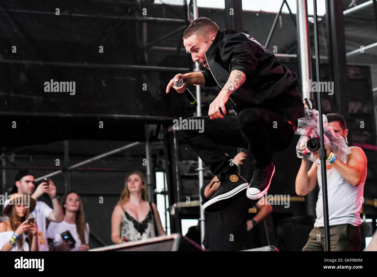 Wantagh, NY, USA. Août 21, 2016. Dr No & Robert Gainley, perdu Kings sur scène pour 2016 Billboard Hot 100 - SUN Festival, Nikon at Jones Beach Theater, Wantagh, NY 21 août 2016. Crédit : Steven Ferdman/Everett Collection/Alamy Live News Banque D'Images