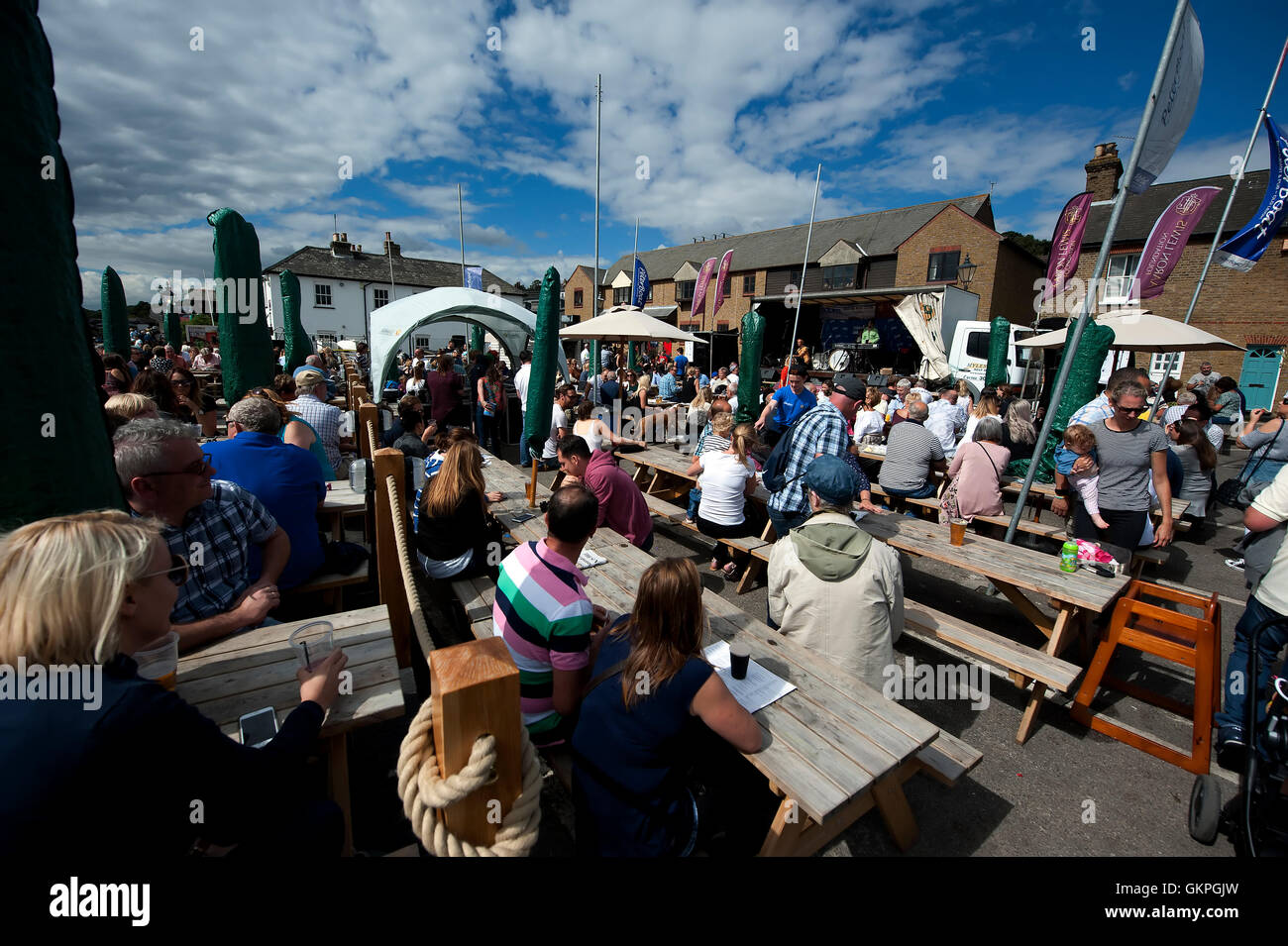 Festival Maritime, Vieux Leigh, Leigh-on-Sea, Essex, Angleterre, Royaume-Uni. Banque D'Images