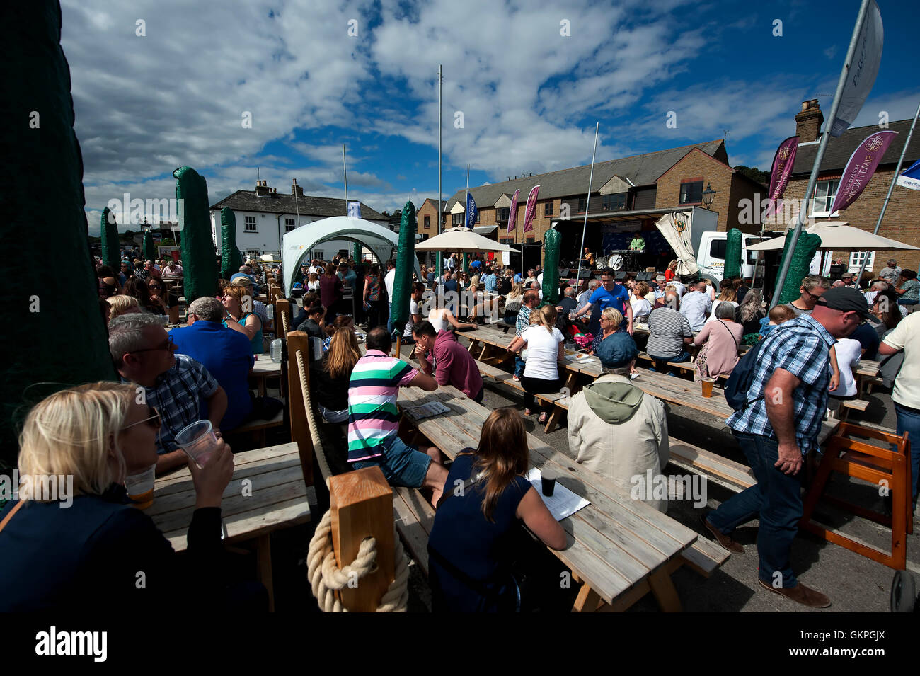 Festival Maritime, Vieux Leigh, Leigh-on-Sea, Essex, Angleterre, Royaume-Uni. Banque D'Images