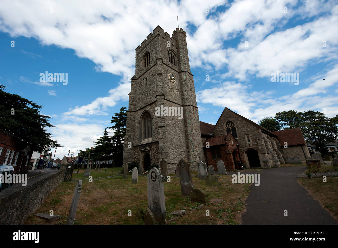 Église Saint Clements, Leigh-on-Sea, Essex, Angleterre, Royaume-Uni Banque D'Images