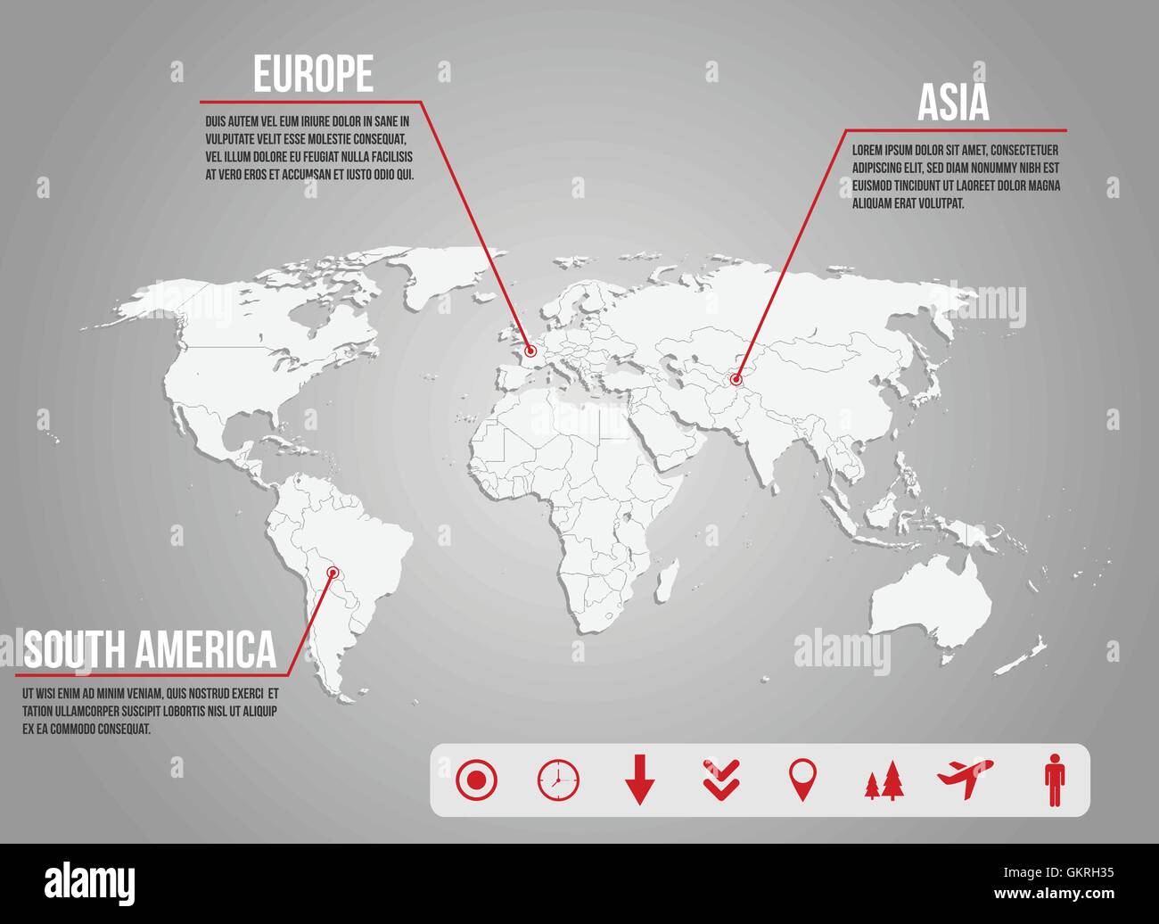 Billet d'affaires s'occuper des transactions d'affaires d'entreprise emploi travail profession du travail Illustration de Vecteur
