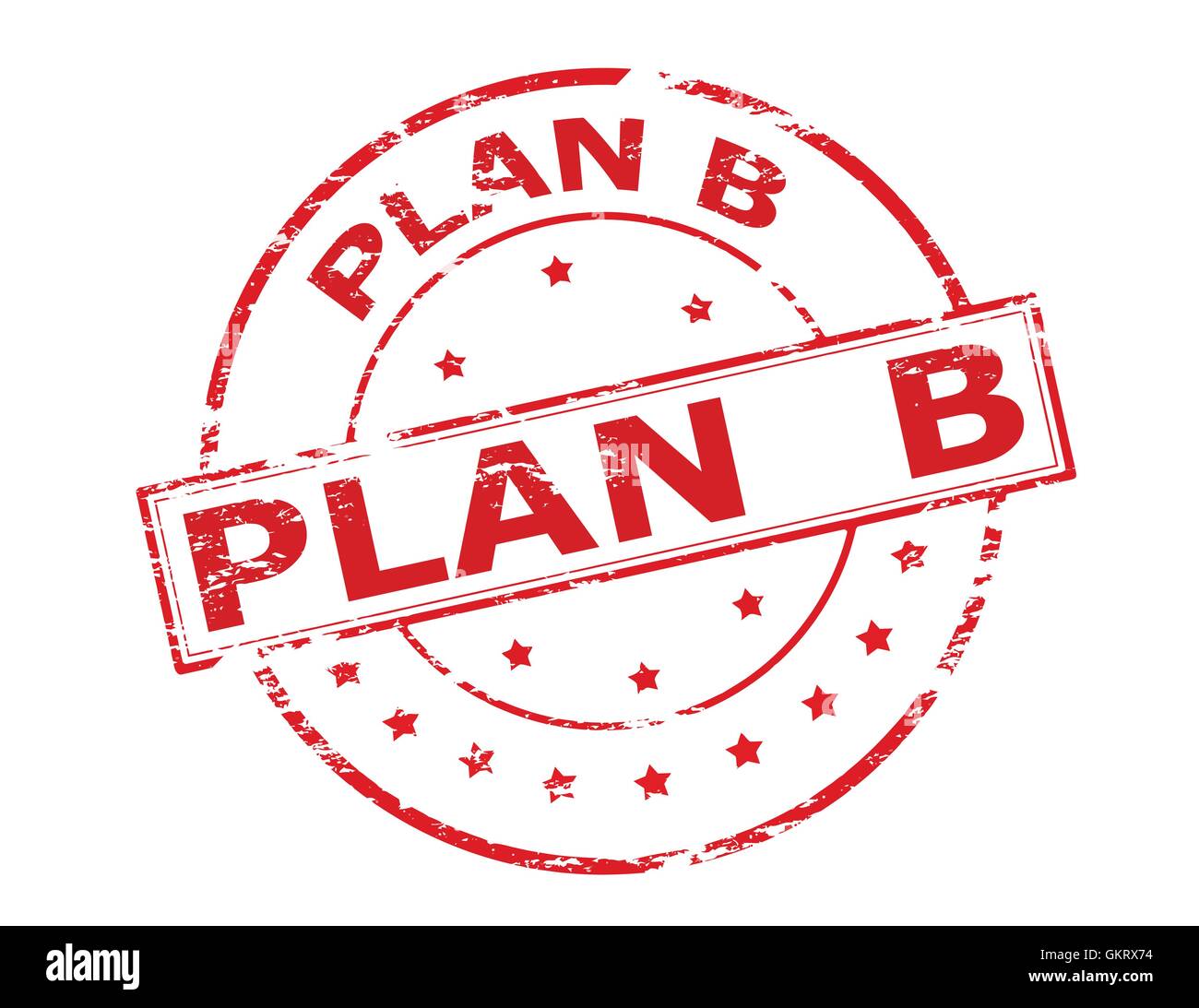 Plan B Illustration de Vecteur