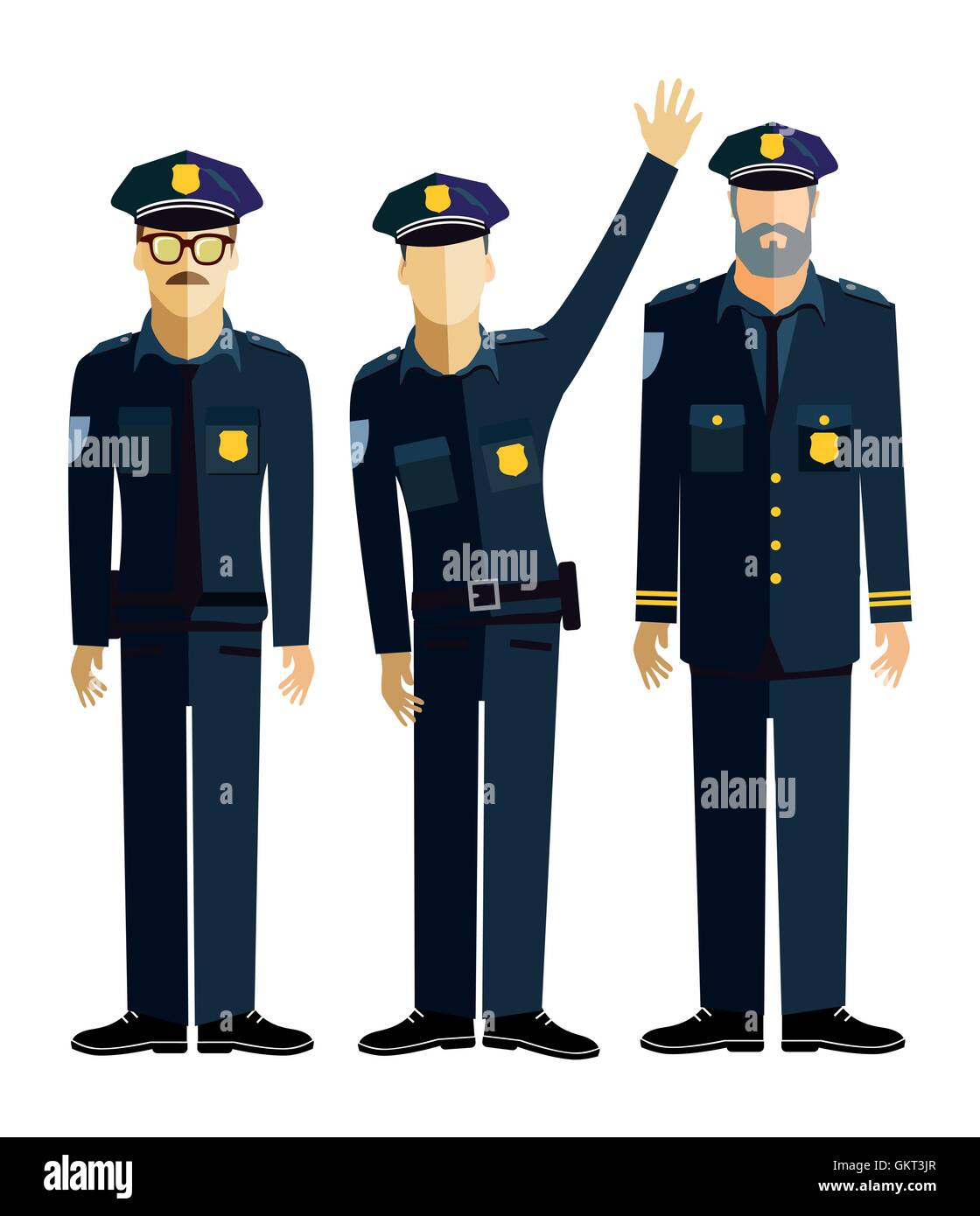 policier, Illustration de Vecteur