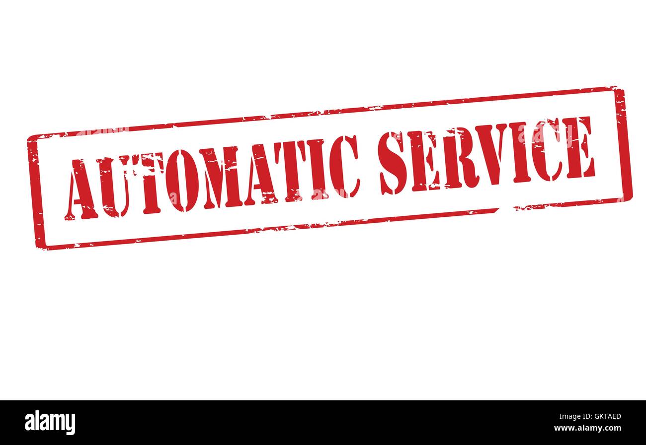 Service automatique Illustration de Vecteur