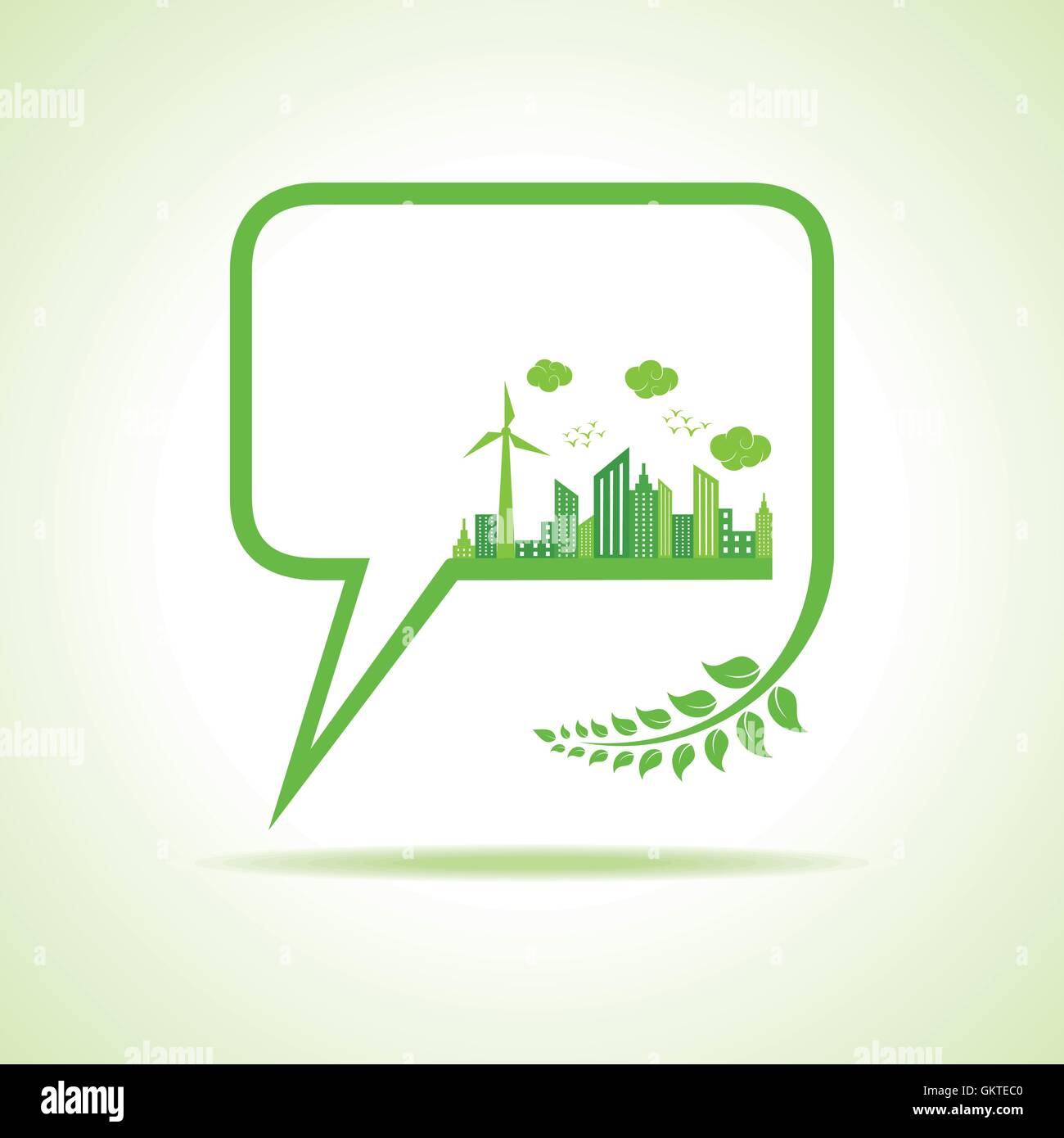 Sauver la nature concept -vector illustration Illustration de Vecteur