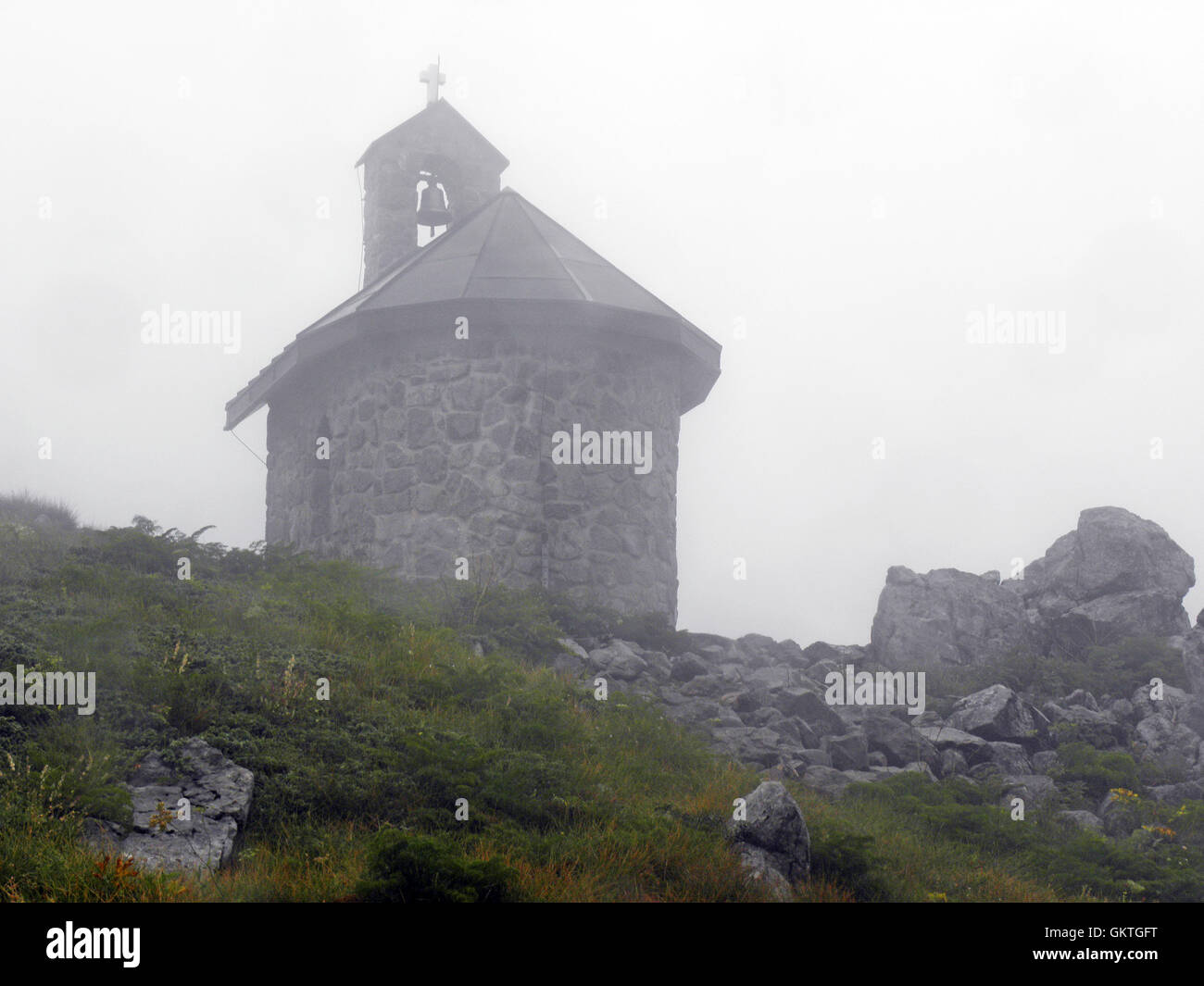 Zavizan,pic de montagne en été, mist,Croatie,europe,10 Banque D'Images