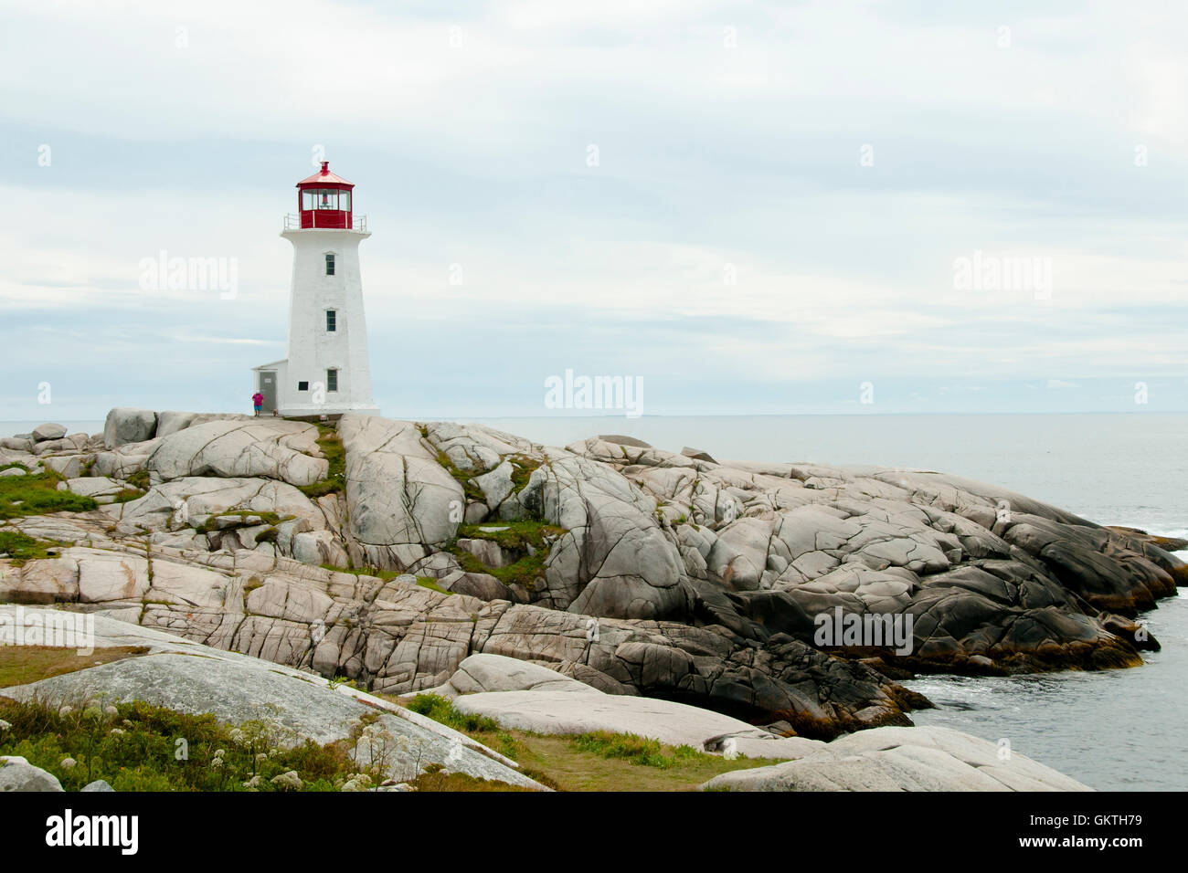 Peggys Cove Lighthouse - Nova Scotia - Canada Banque D'Images