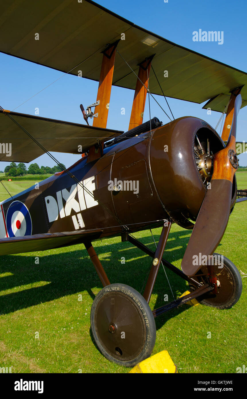 Shuttleworth Collection Soopwith Triplane N6290, Banque D'Images