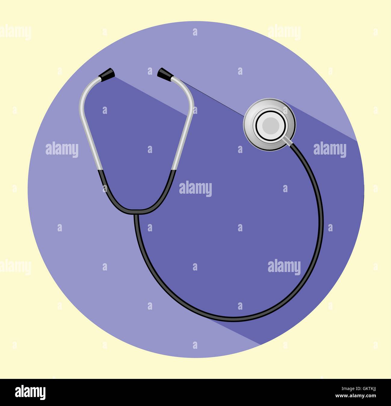 Stéthoscope Illustration de Vecteur