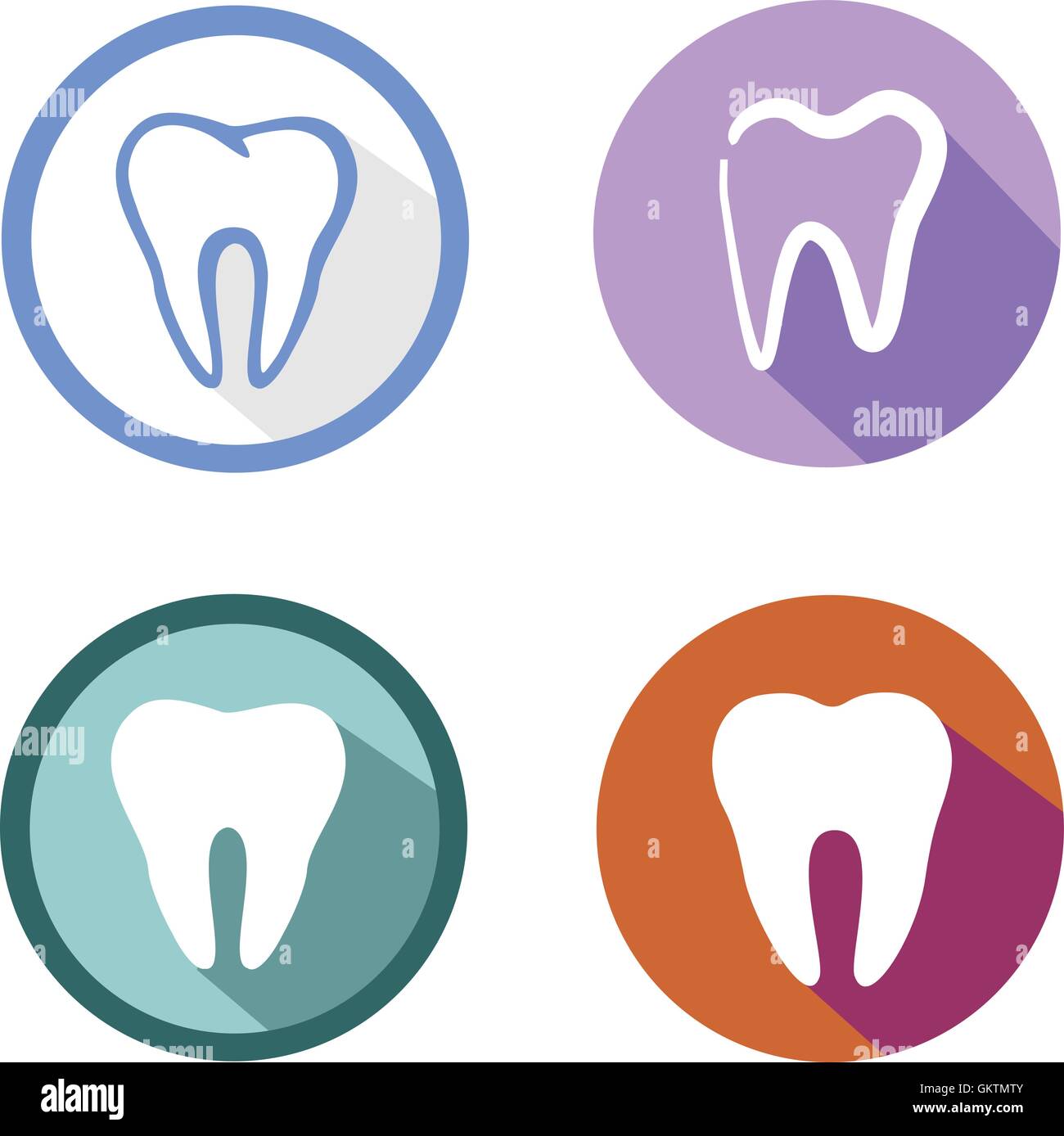 icône de dents Illustration de Vecteur