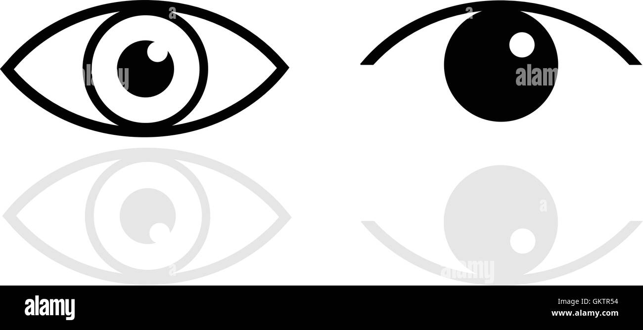 Symbole de le œil Illustration de Vecteur