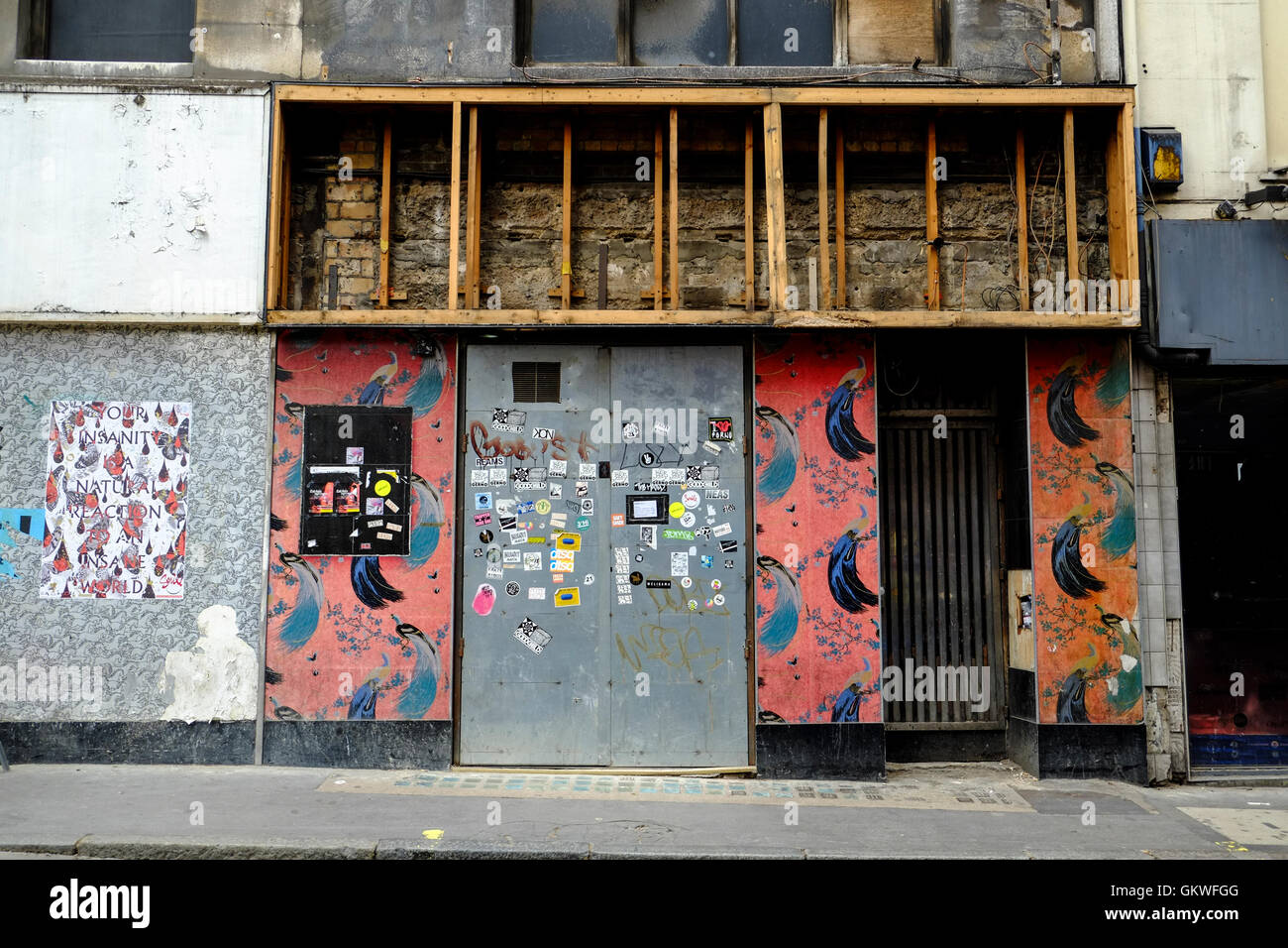 Londres abandonnés Banque D'Images