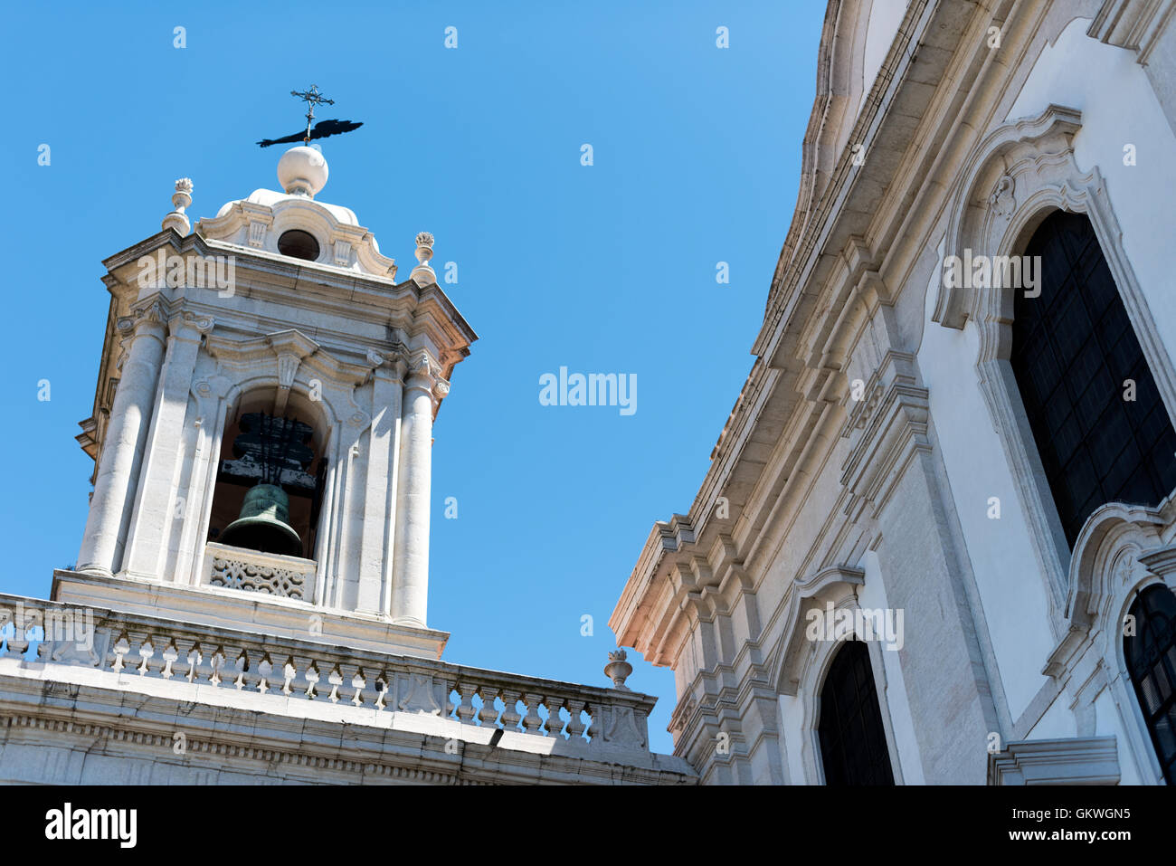 Lisbonne, Portugal - datant du 13ème siècle, l'Igreja e Convento da Graca (Église et couvent de la grâce) est assis sur un outlook Surplombant le Tage dans la paroisse Saint Vincent de Lisbonne. Banque D'Images