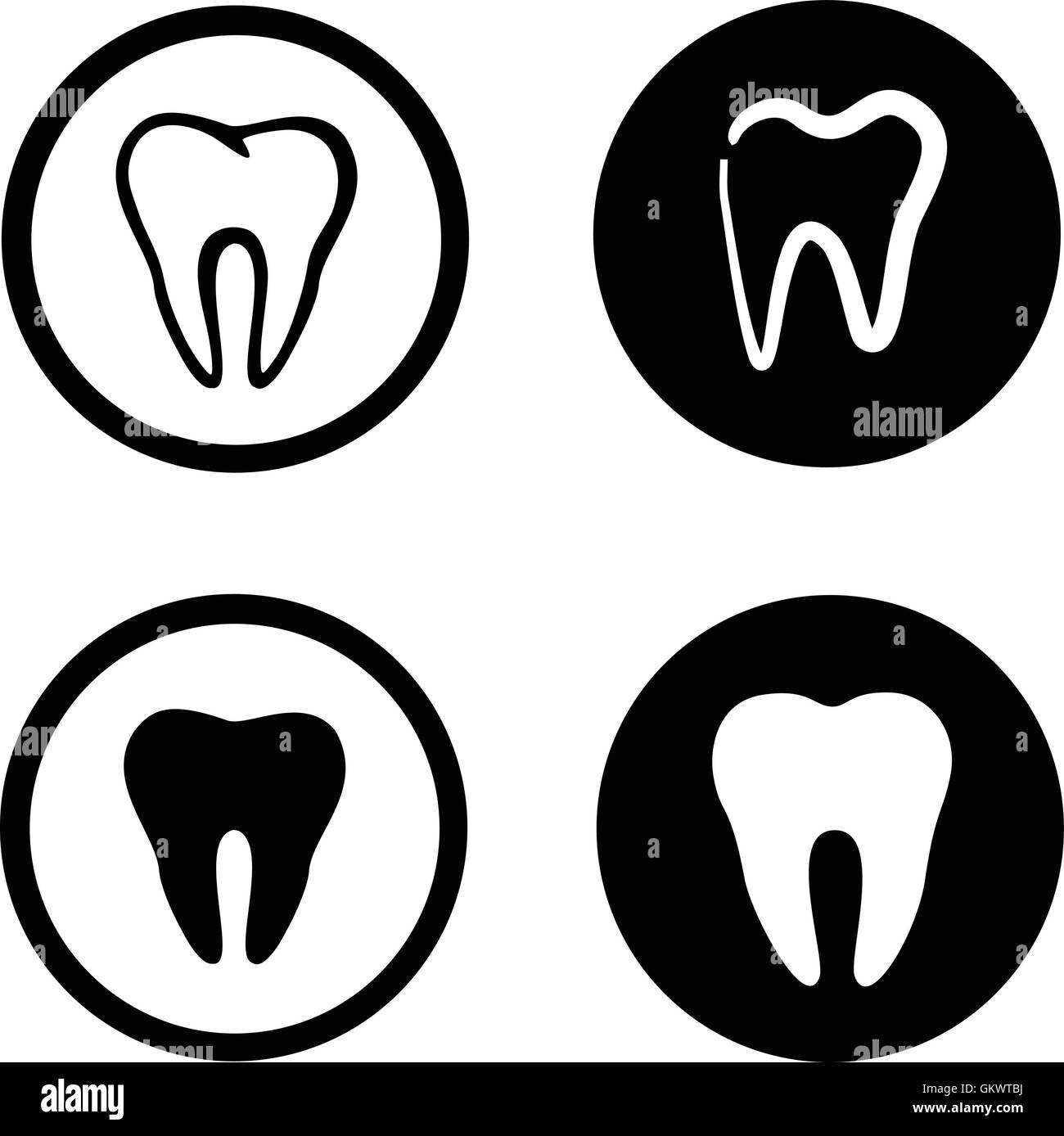 icône de dents Illustration de Vecteur