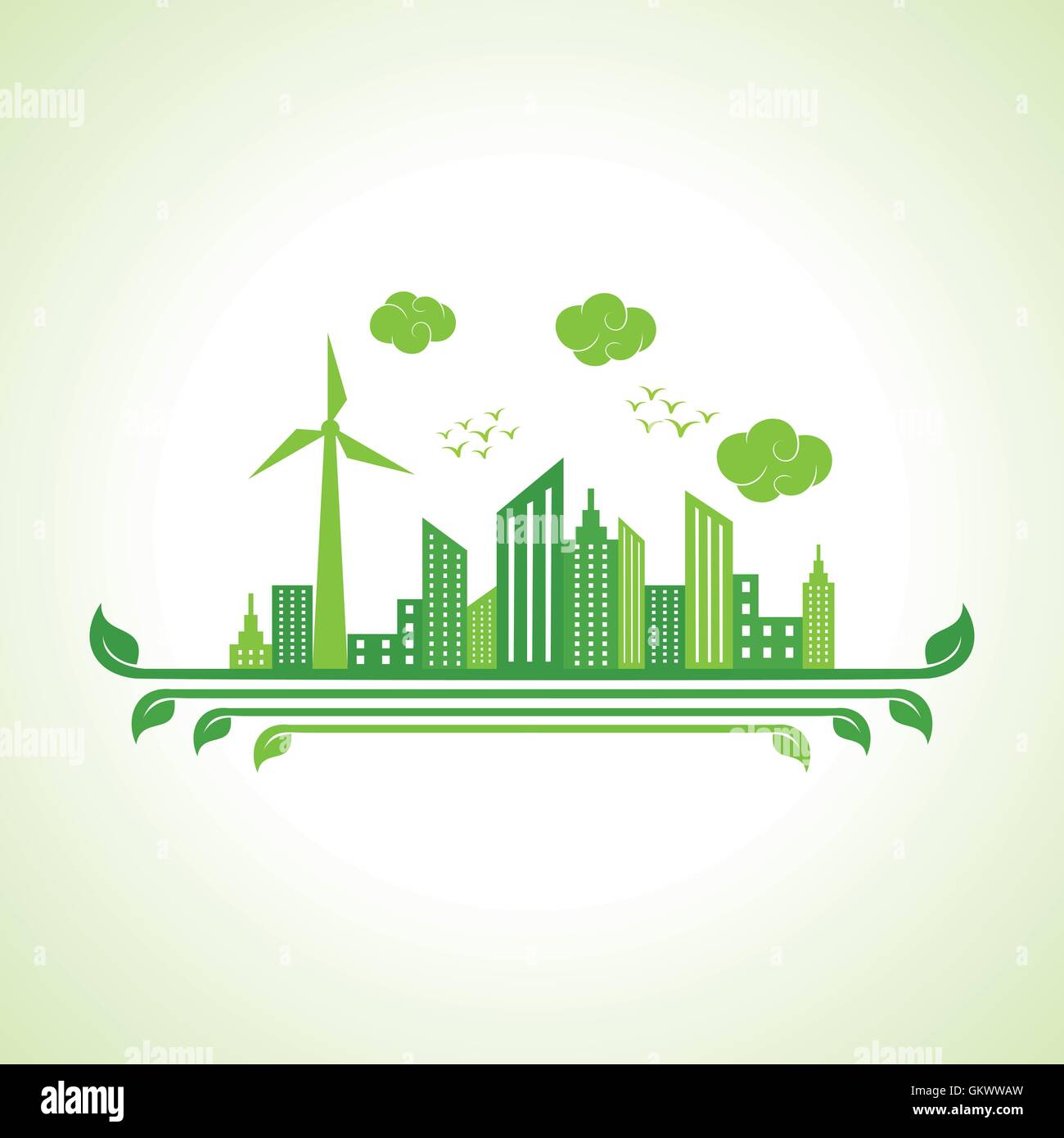 Sauver la nature concept -vector illustration Illustration de Vecteur