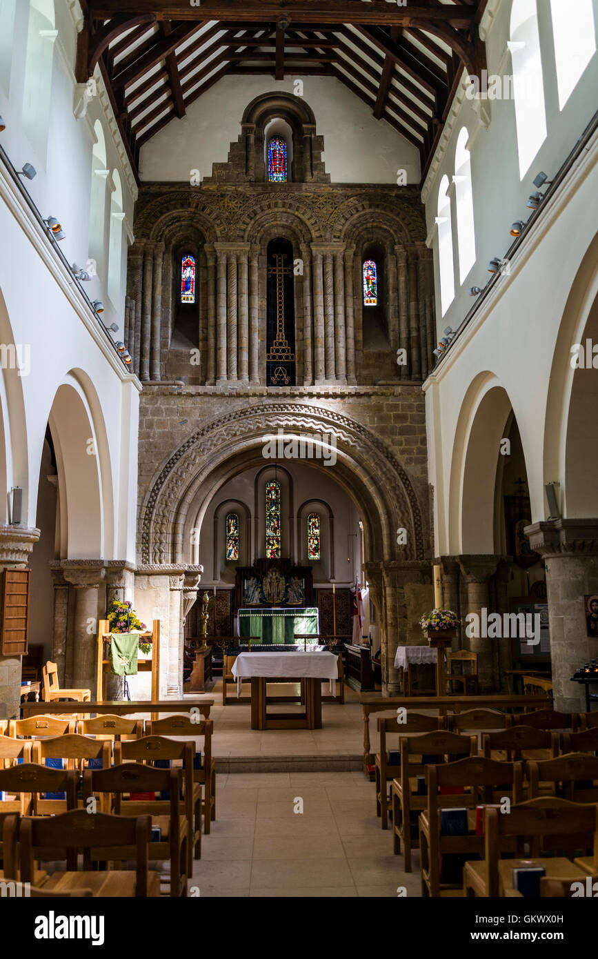 L'église Saint Pierre, Petersfield, Hampshire, England, UK Banque D'Images