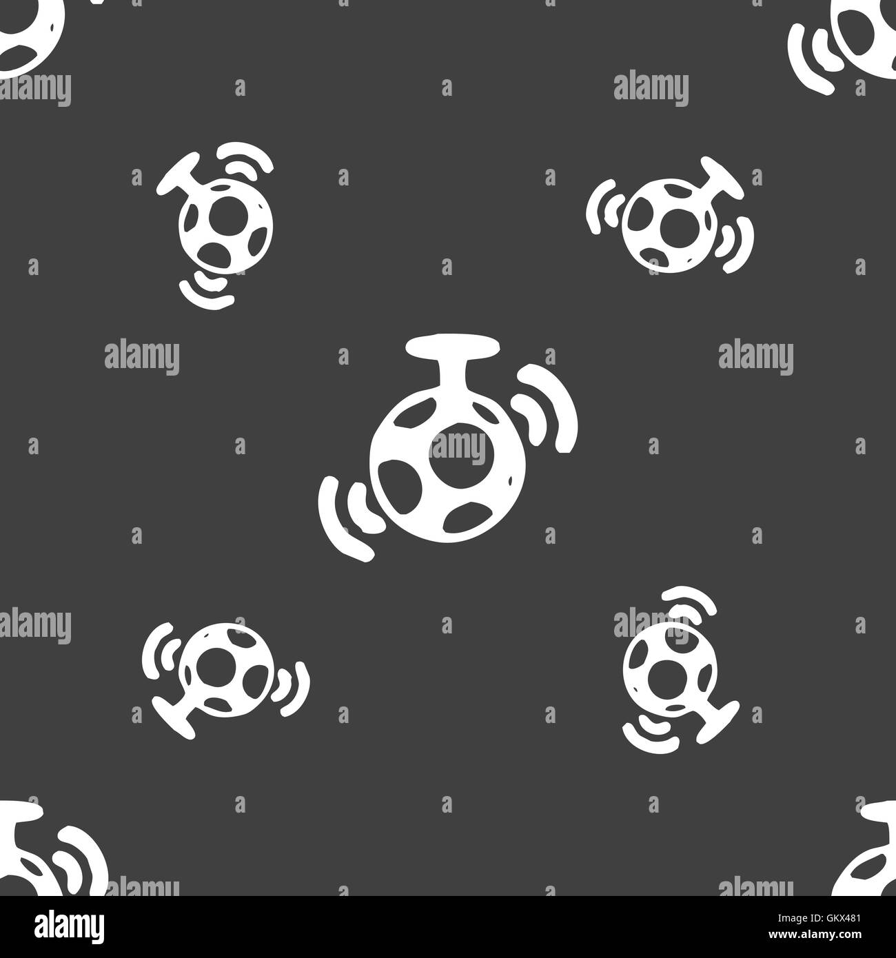 Icône disco boule a signer. Motif transparente sur un fond gris. Vector Illustration de Vecteur