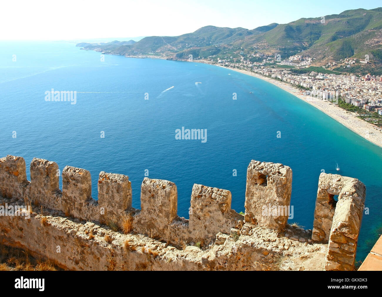 Le Château d'Alanya en Turquie Banque D'Images