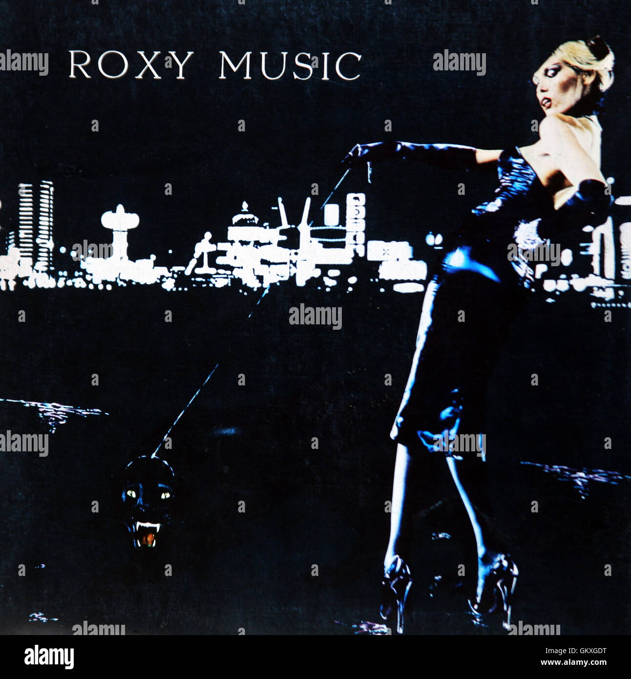 Roxy Music:Pour Votre Plaisir,1973,couverture LP. Banque D'Images