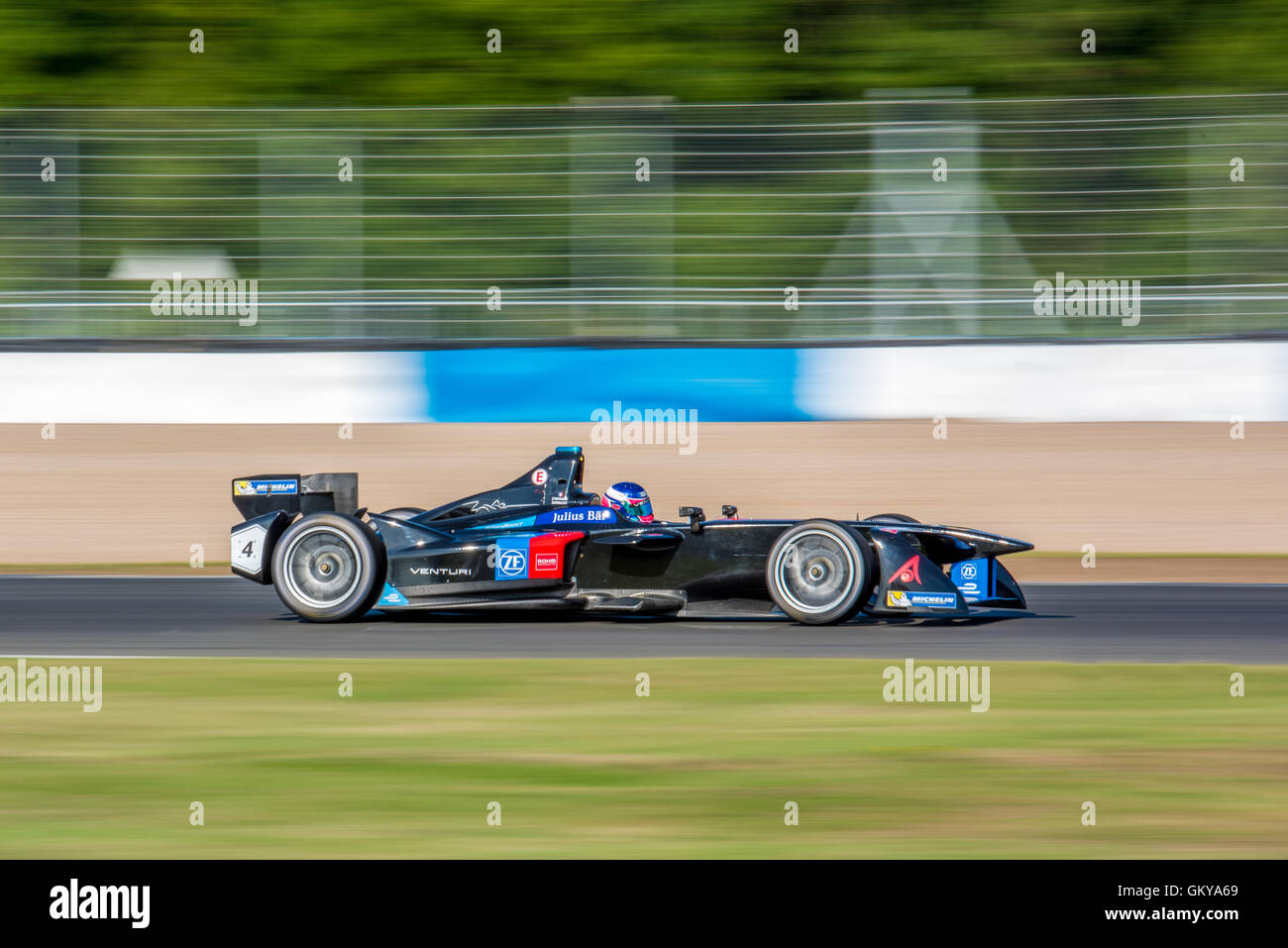 Donington Park, Royaume-Uni. 24 août, 2016. Journée d'essai E Formule Venturi à Donnington Park Raceway 2016 Crédit : David Holbrook/Alamy Live News Banque D'Images
