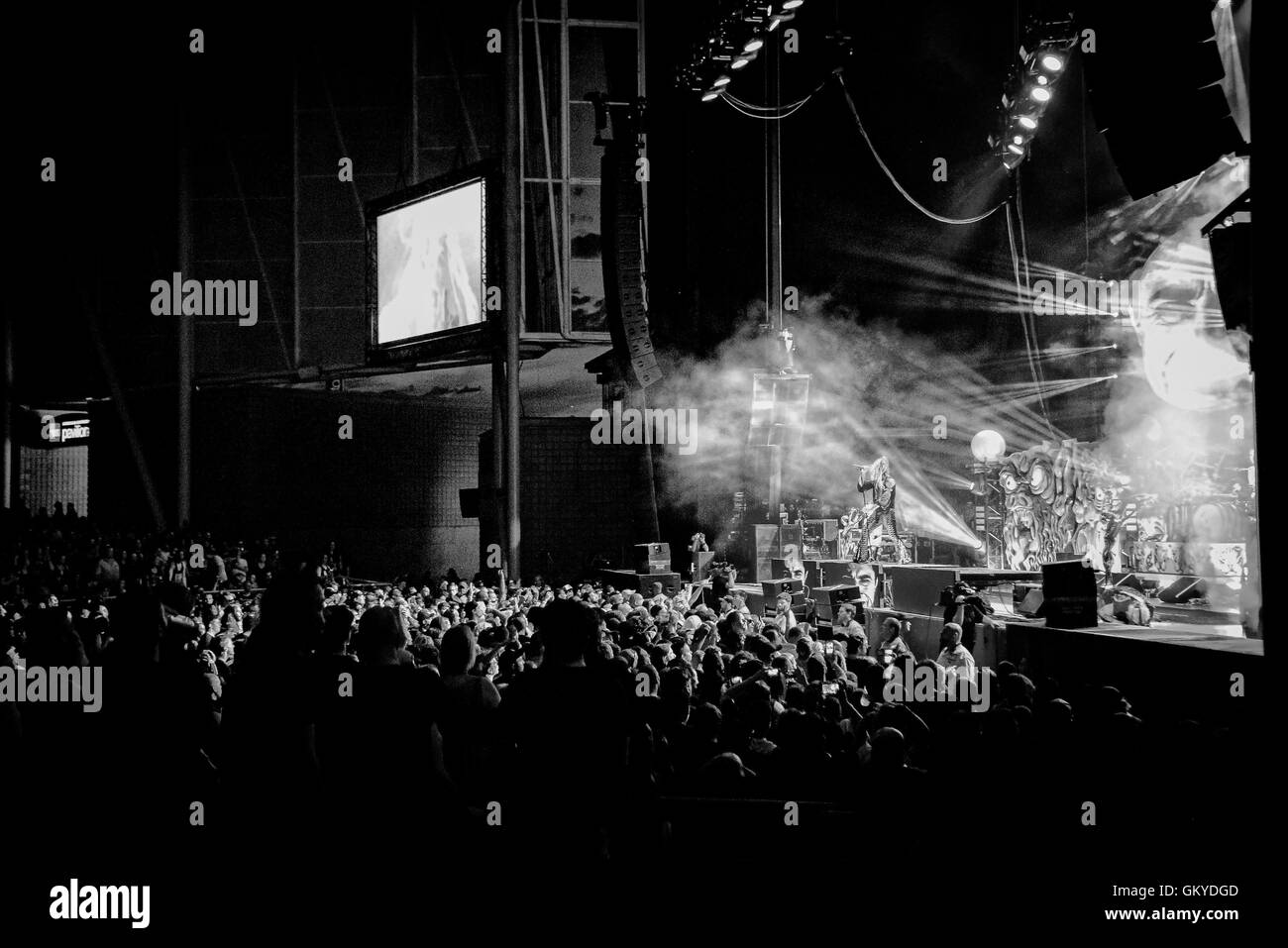 Toronto, Ontario, Canada. Août 23, 2016. Musicien, réalisateur, scénariste et producteur de films, Rob Zombie fait sold out show à l'amphithéâtre Molson Canadian, à Toronto. © Igor Vidyashev/ZUMA/Alamy Fil Live News Banque D'Images